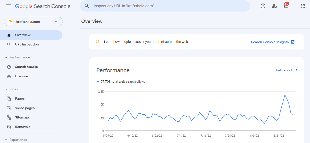 Overview of Google Search Console