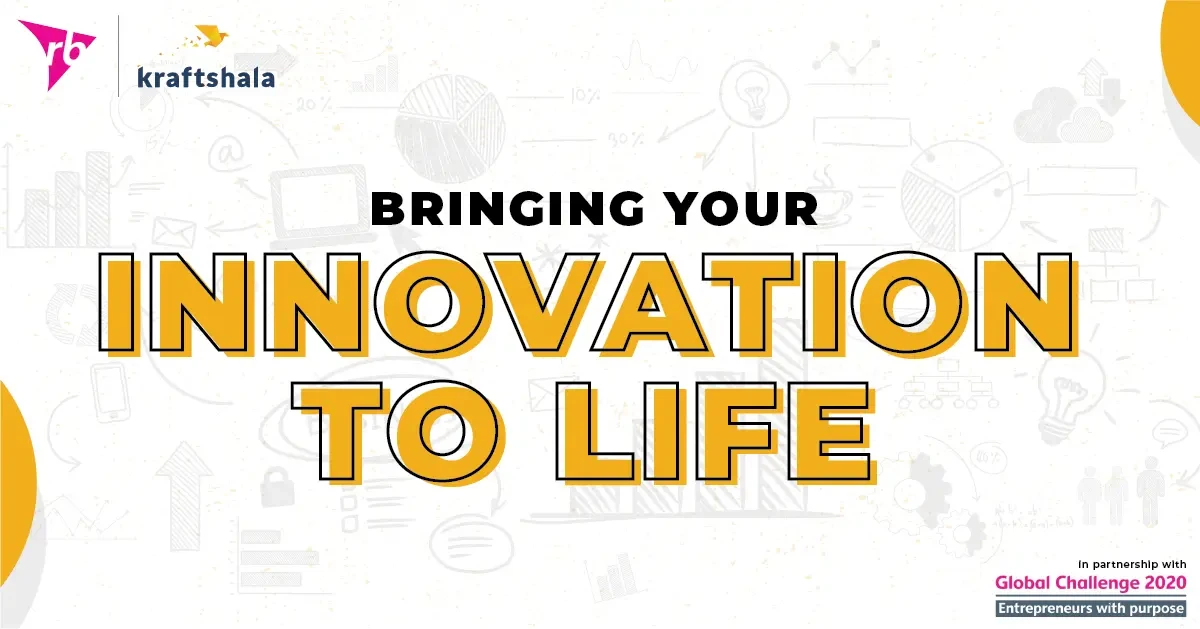Kraftshala banner: &quot;Bringing Your Innovation to Life&quot;