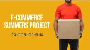 Man holding box, Kraftshala E-commerce Summers Project.