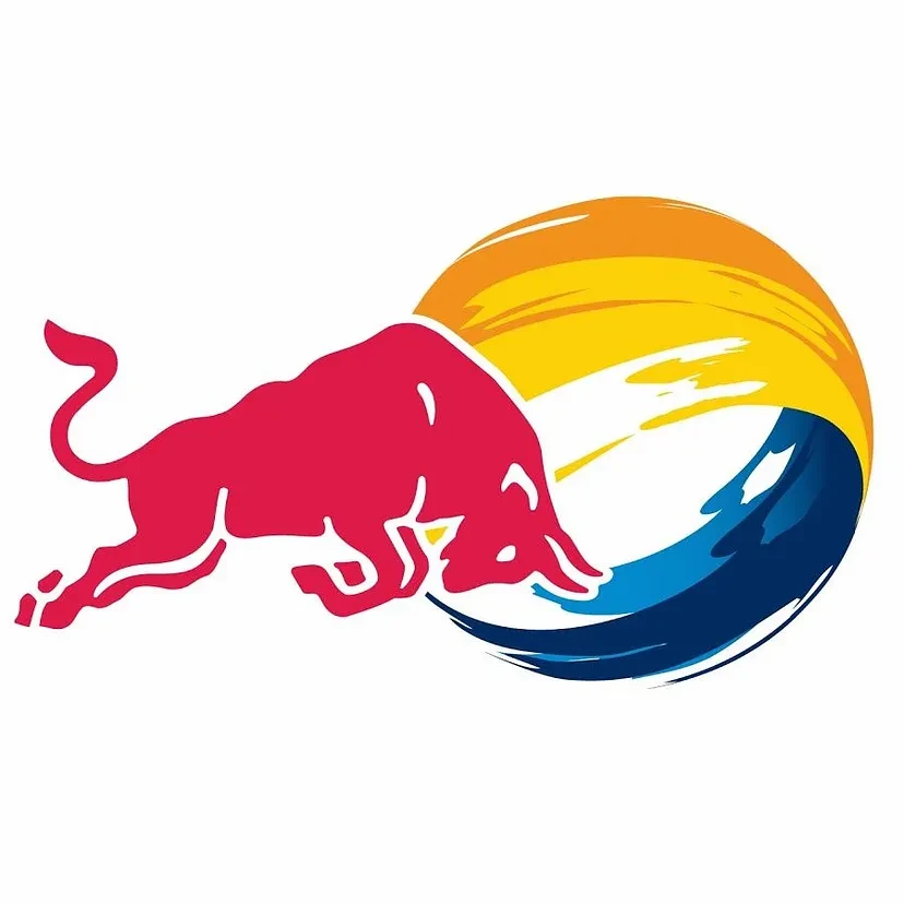 Red Bull and Sunburn logos combined in vibrant colors.