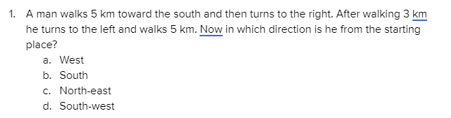 Example of a logical reasoning question for Kraftshala Screening Test