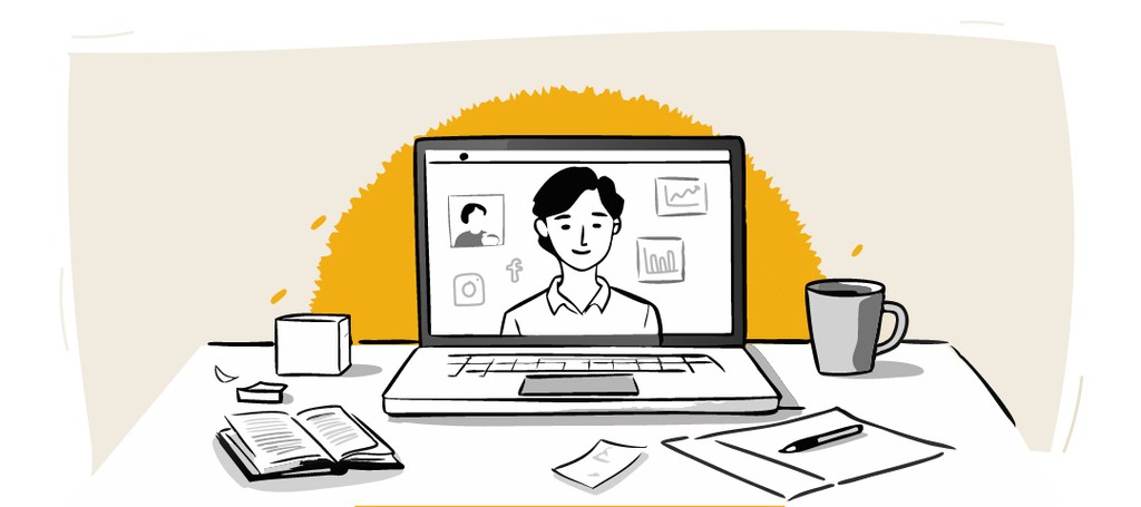 Illustration of Kraftshala online learning setup.