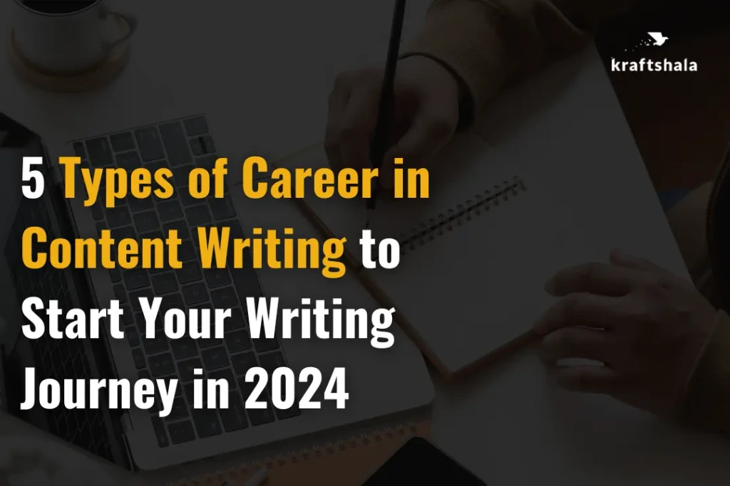 types of career in content writing