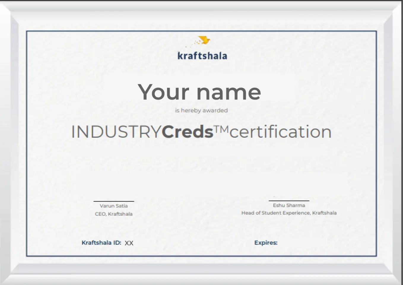 kraftshala_certificate